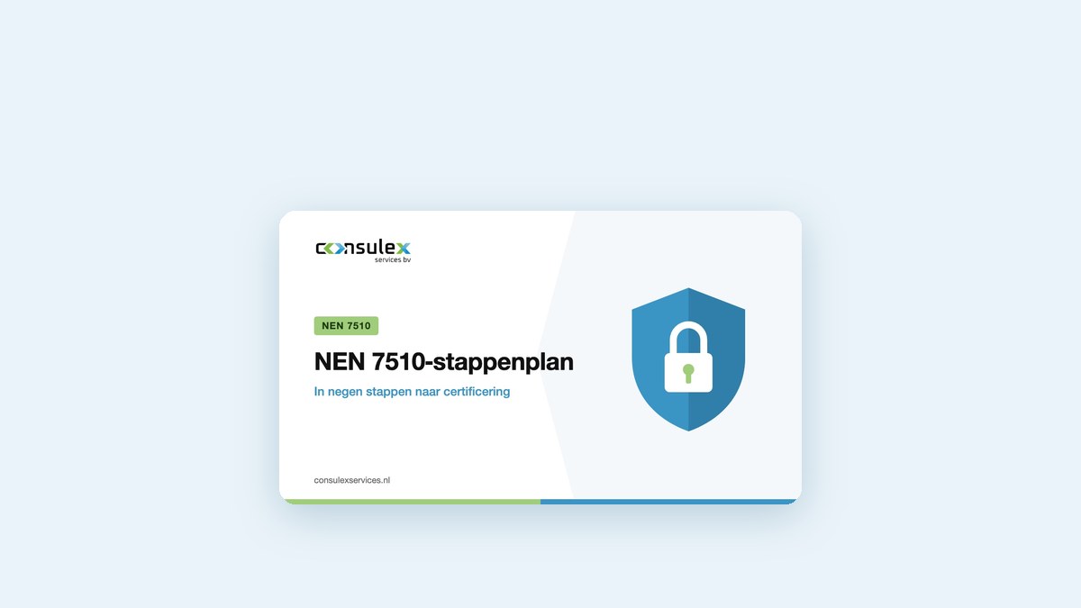 NEN 7510-stappenplan: in negen stappen naar certificering